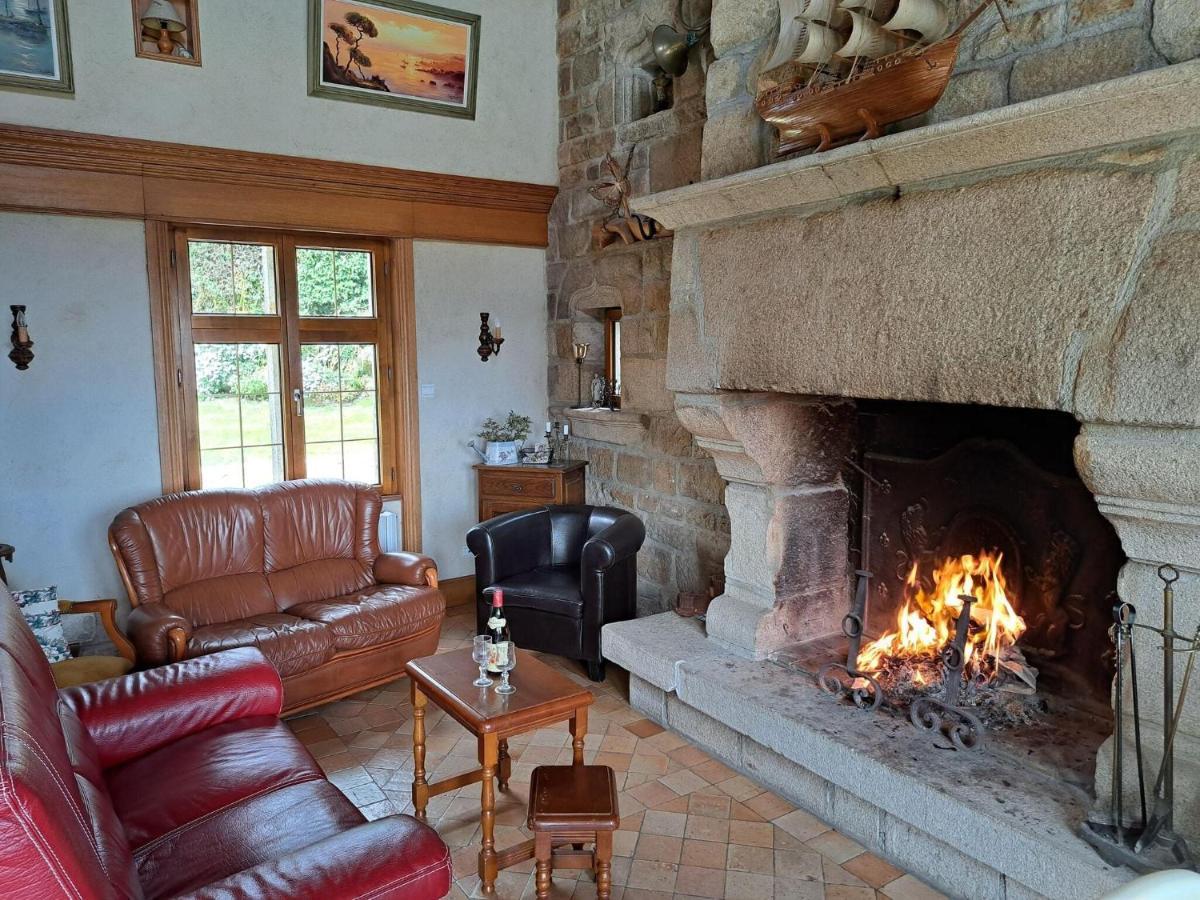 Villa Breton Granite Stone House With Fantastic Sea Views Saint-Pol-de-Léon Esterno foto