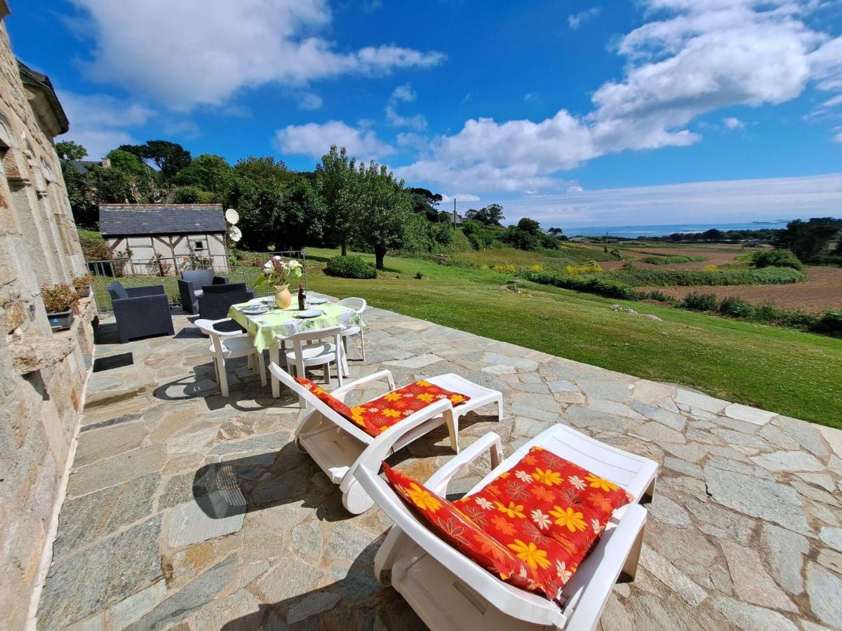 Villa Breton Granite Stone House With Fantastic Sea Views Saint-Pol-de-Léon Esterno foto